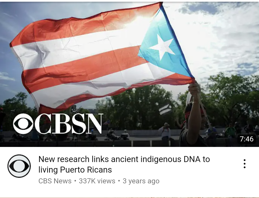 Load video: Ancient DNA Proves Tainos are Not Extinct and Are Alive in Modern Day Puerto Ricans